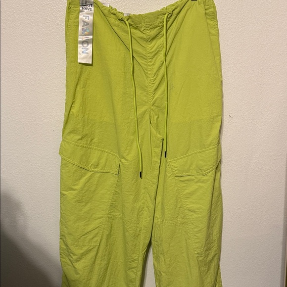 Tensel Town neon Green Pants NWT - Picture 4 of 4